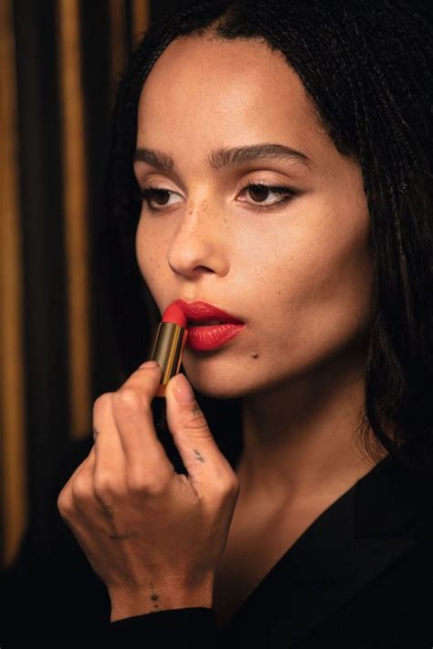 Zoë Kravitz's YSL Beauty Lipstick Collection Is Here 